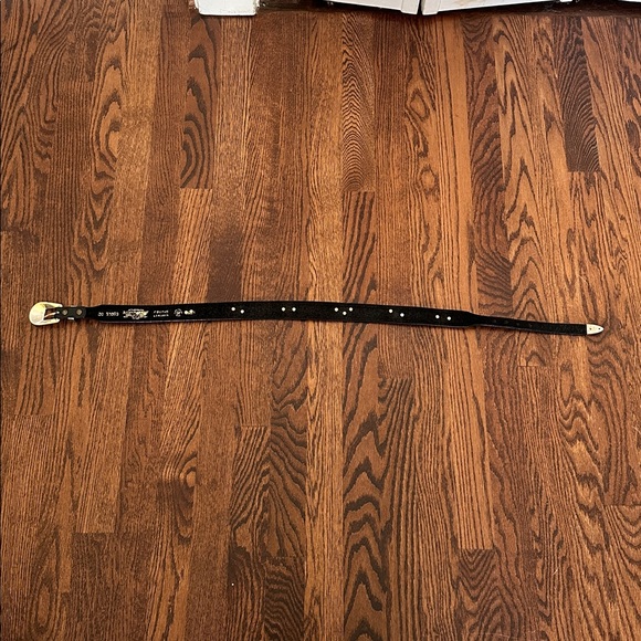 Silver Creek Black Leather Western Belt with Desert Animals 90’s Vintage Size 30 - Picture 16 of 16